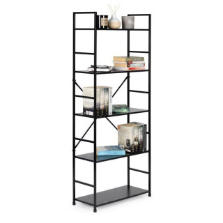 Moderný loftový regál s 5 policami