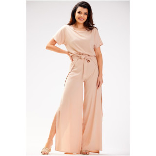 Bež vezane hlače grčkog tipa