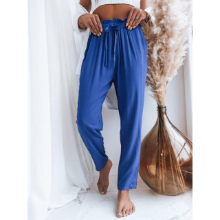 Ženske široke hlače u plavoj boji