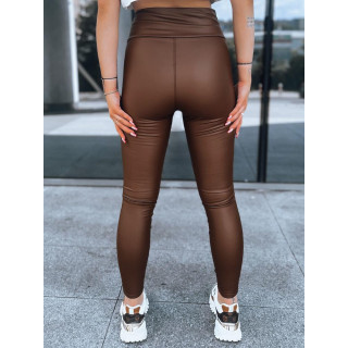 Smeđe voštane tajice s visokim strukom