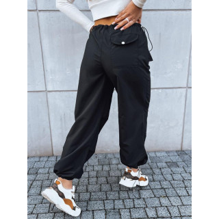 Ženske crne padobran hlače