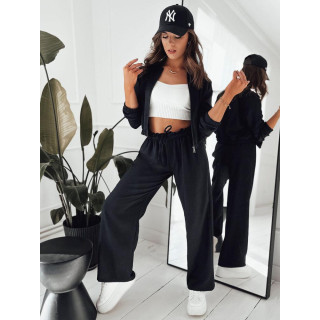 Crne ženske široke hlače