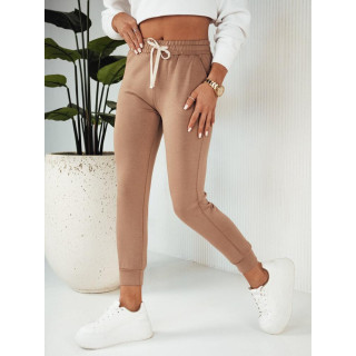 Smeđe ženske trenirke s zakrpom