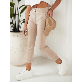 Ženska trenirka bež boje s lancem