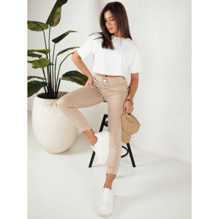 Ženska trenirka bež boje s lancem