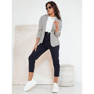 Ženske tamnoplave hlače s remenom