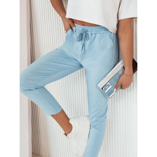 Ženske platnene hlače svijetlo plave boje