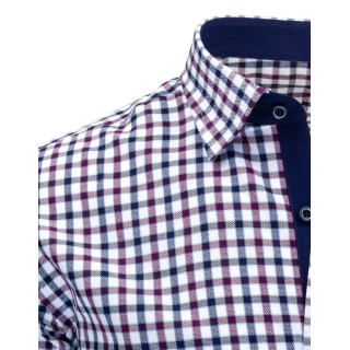 Muška plavo-bijela kockasta košulja