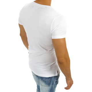 Muška bijela pamučna majica s printom