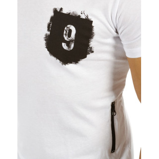 Muška bijela pamučna majica s printom