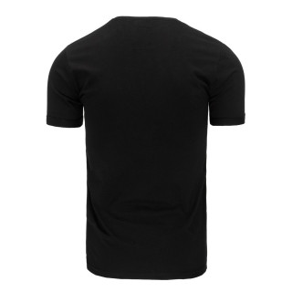 Elegantna crna muška majica s printom