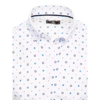 Muška košulja s uzorkom u bijeloj boji