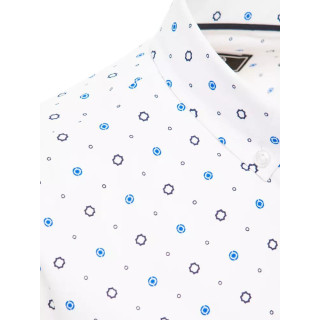 Muška košulja s uzorkom u bijeloj boji