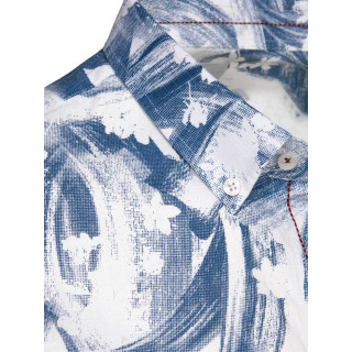 Plavo-bijela muška košulja s uzorkom