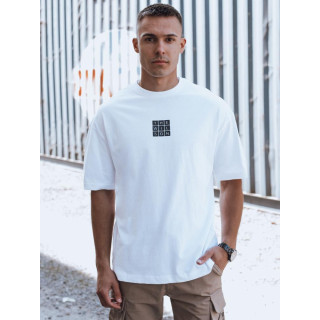 Bijela muška majica s malim printom