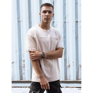 Ružičasta muška majica s džepom