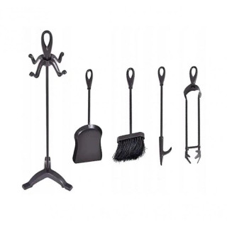 Stalak s priborom za kamin