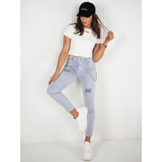 Skinny ljubičaste traperice s lancem