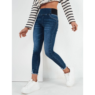 Plave ženske traperice visokog struka