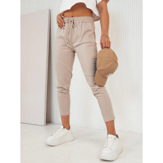 Bež hlače od tkanine