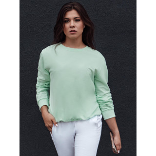 Svijetlo zelena ženska majica bez kapuljače