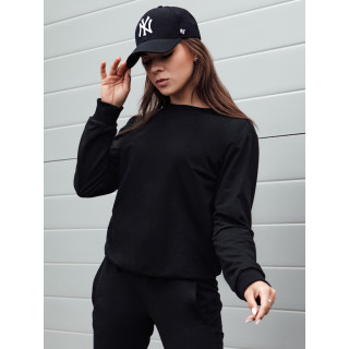 Ženski sweatshirt crne boje
