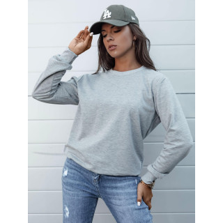 Ženska svijetlo siva majica bez kapuljače