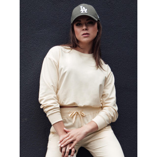 Ženska kratka majica krem boje