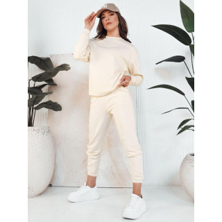 Ženska trenirka visokog struka krem boje UY2086