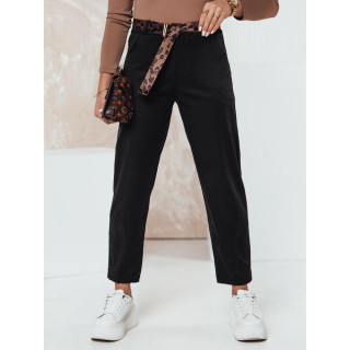 Ženske crne chinos hlače UY2260