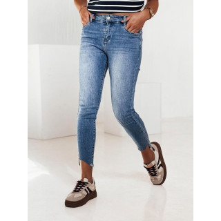 Ženske plave traperice visokog struka UY2205