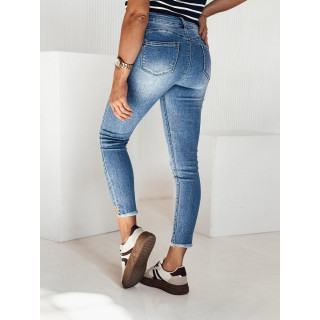 Ženske plave traperice visokog struka UY2205