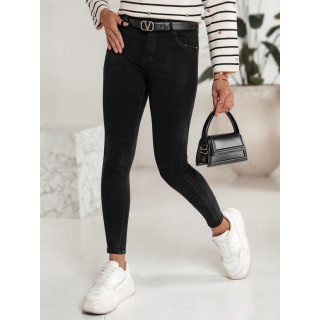 Crne ženske skinny traperice UY2221
