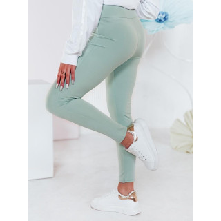 Zelene ženske tajice visokog struka UY2509