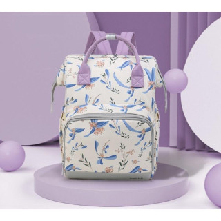 Funkcionalni ruksak za mame s cvjetnim uzorkom