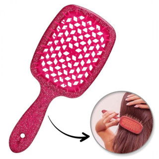 Tamno ružičasta četka za kosu