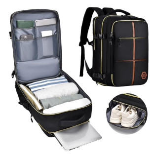 Crni vodootporni ruksak za putovanje