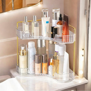 Kutna vješalica za kupaonicu sa zlatnim ručkama