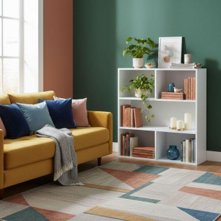 Bijela moderna polica