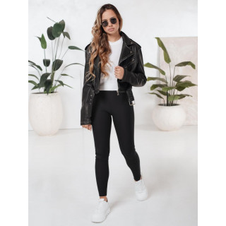 Ženske crne tajice visokog struka UY2730