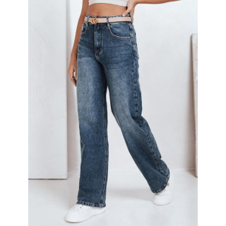 Ženske traperice širokih nogavica s visokim strukom UY2777