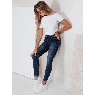 Ženske tamnoplave uske traperice UY2789