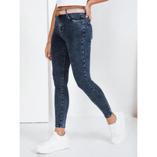 Ženske tamnoplave push-up traperice UY2785