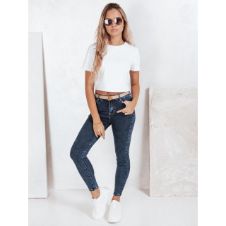 Ženske tamnoplave push-up traperice UY2785