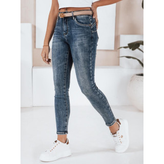 Tamnoplave ženske uske traperice UY2818