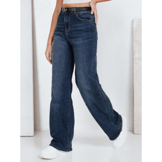 Plave široke ženske traperice UY2790