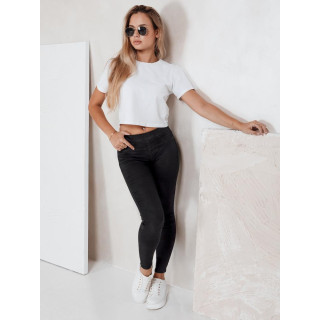 Crne ženske uske traperice UY2746