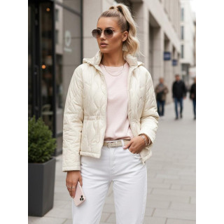 Bijela prošivena ženska jakna TY5533