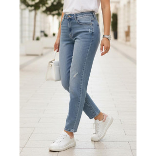 Ženske svijetloplave mom fit traperice UY2862