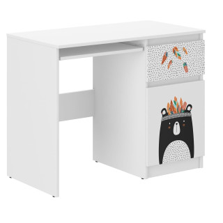 Dječji pisaći stol N-33 - CRNO-BIJELI MEDVJED